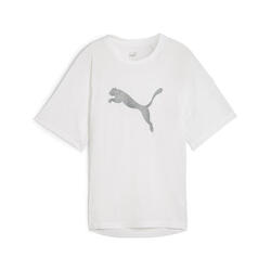 Camiseta EVOSTRIPE Graphic Mujer PUMA White