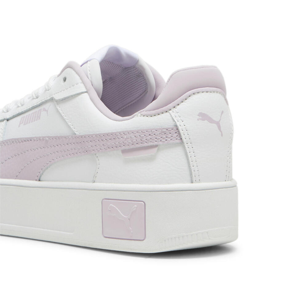 Młodzieżowe sneakersy Carina Street PUMA White Grape Mist Purple