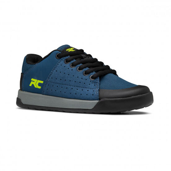 Ride Concepts - Chaussures Livewire Youth Blue Smoke/lime - Chaussures De Vélo - Bleu|jaune - 36 - Decathlon