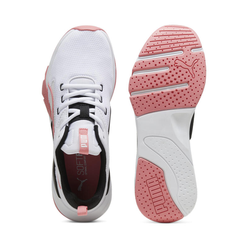 Zora sneakers voor dames PUMA White Passionfruit Black Pink