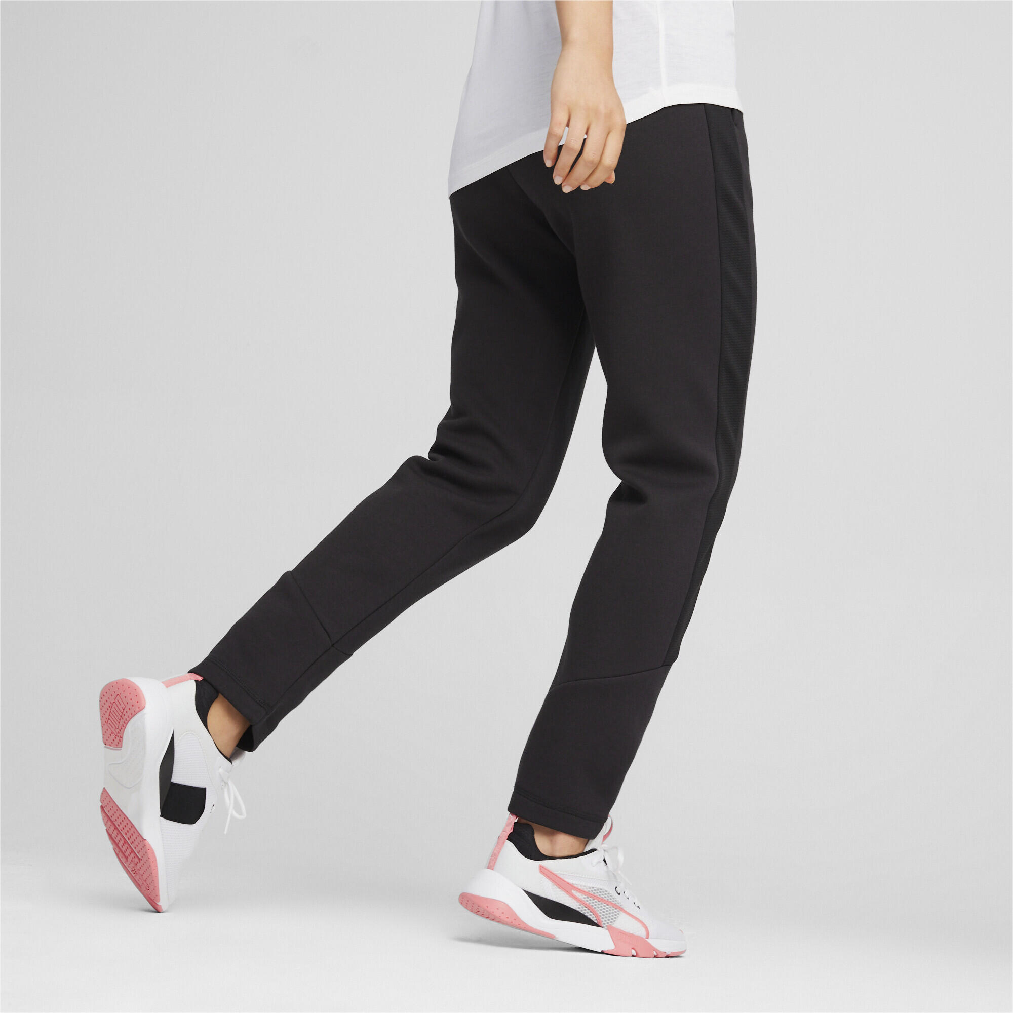 Pantalon de survêtement à taille haute EVOSTRIPE Femme PUMA Black 3/7