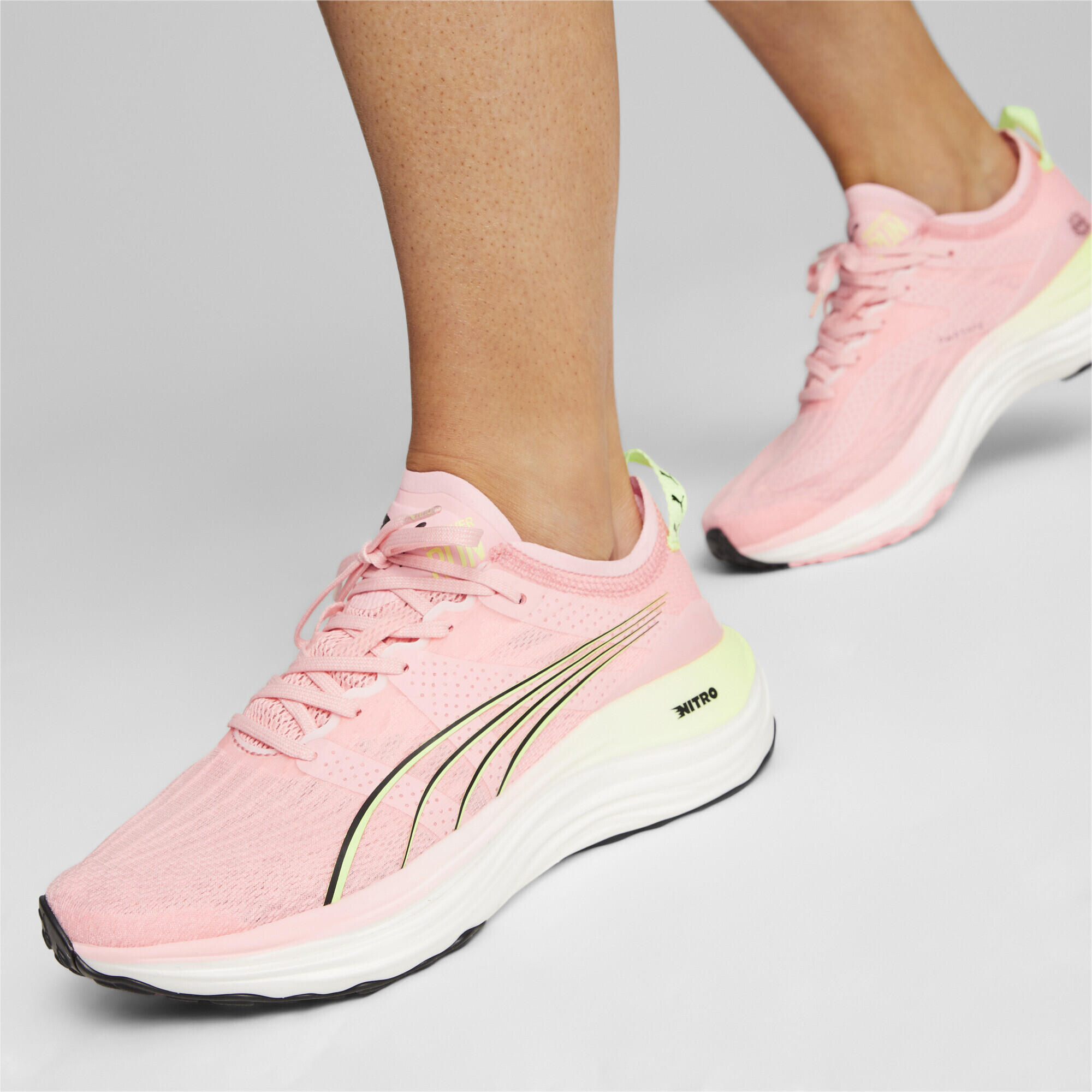Zapatillas de running ForeverRun NITRO Mujer PUMA Koral Ice Speed Green Pink 2/7
