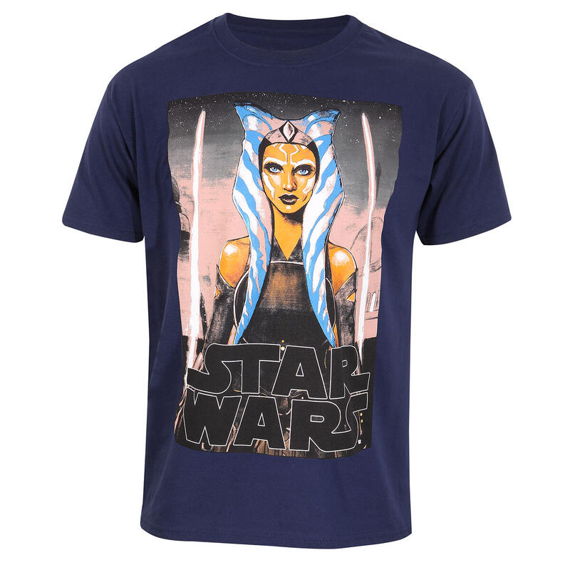 Camiseta de Manga Corta Star Wars White Blades Azul