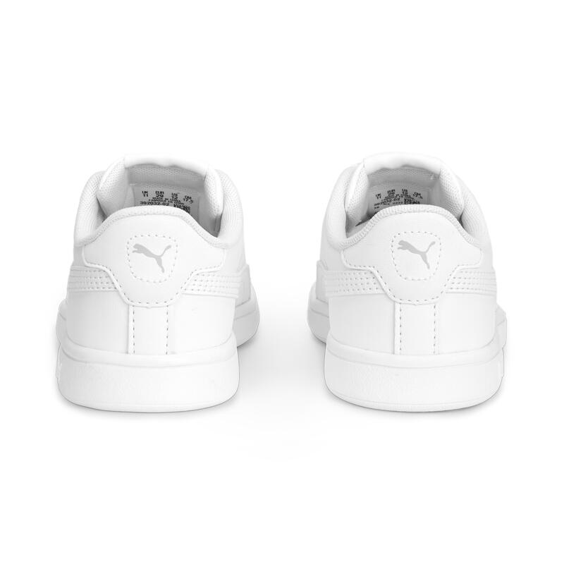 Scarpe Smash 3.0 L per bambini PUMA White Cool Light Gray