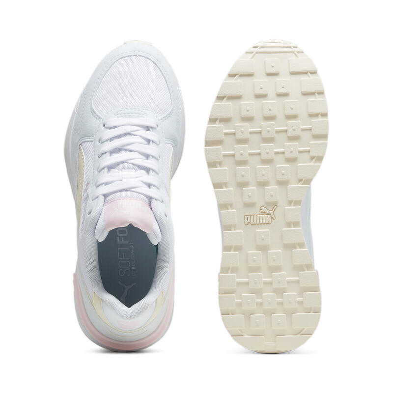 Zapatillas Niños Graviton PUMA White Sugared Almond Dewdrop Beige Blue