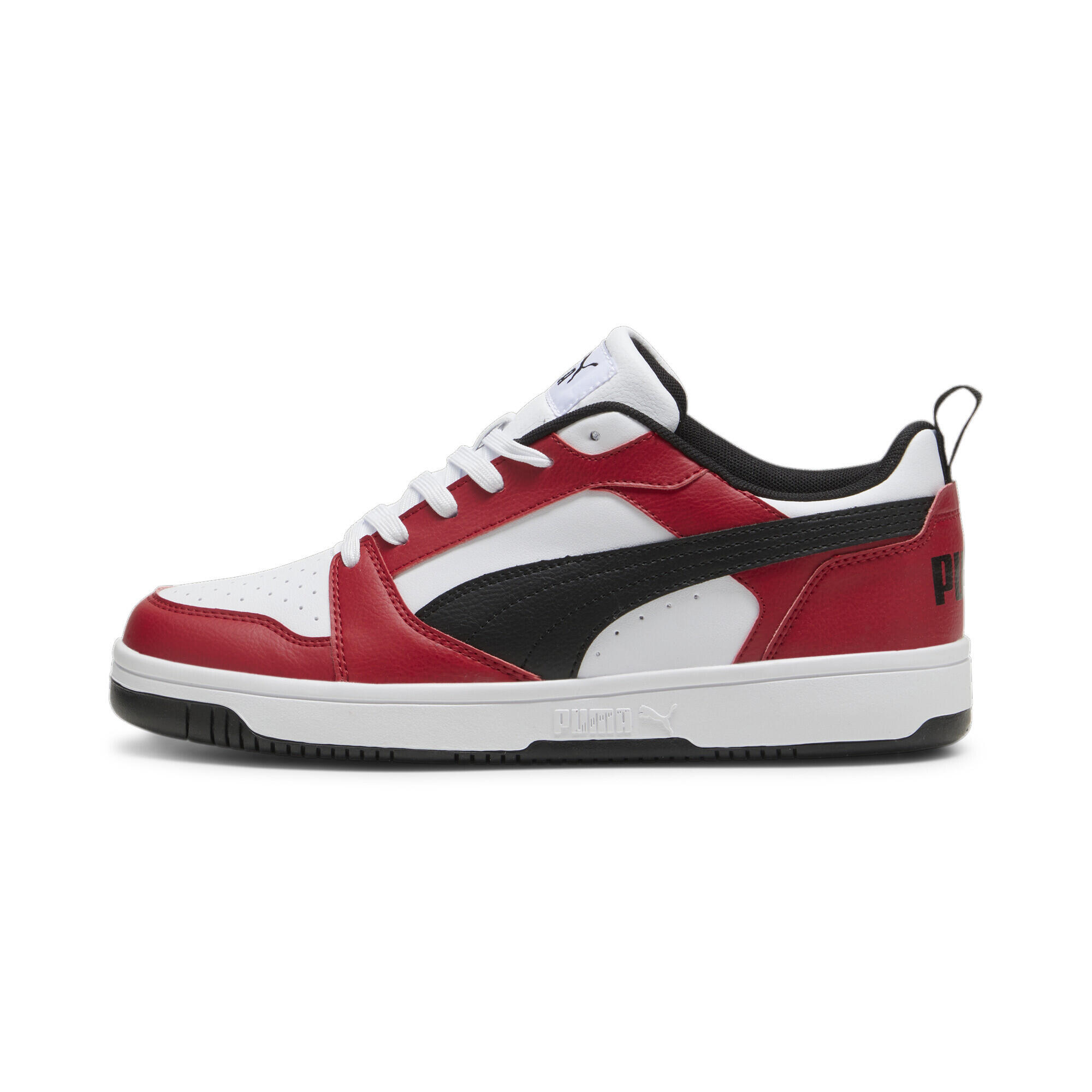 Rebound V6 Low sneakers PUMA White Black Club Red 3/6