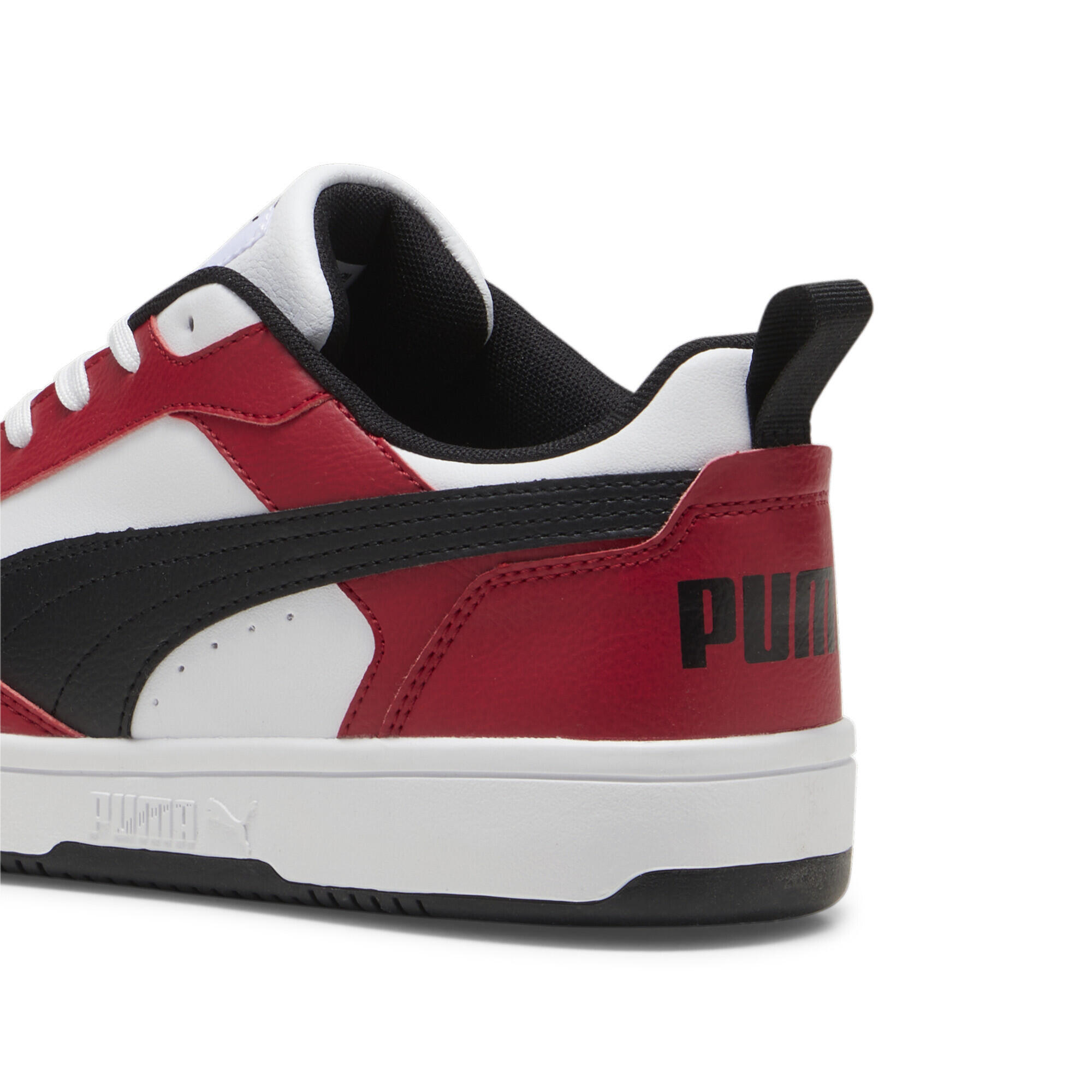 Rebound V6 Low sneakers PUMA White Black Club Red 2/6