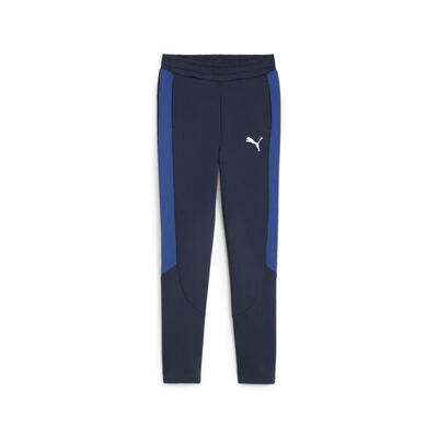Młodzieżowe spodnie dresowe EVOSTRIPE PUMA Club Navy Blue