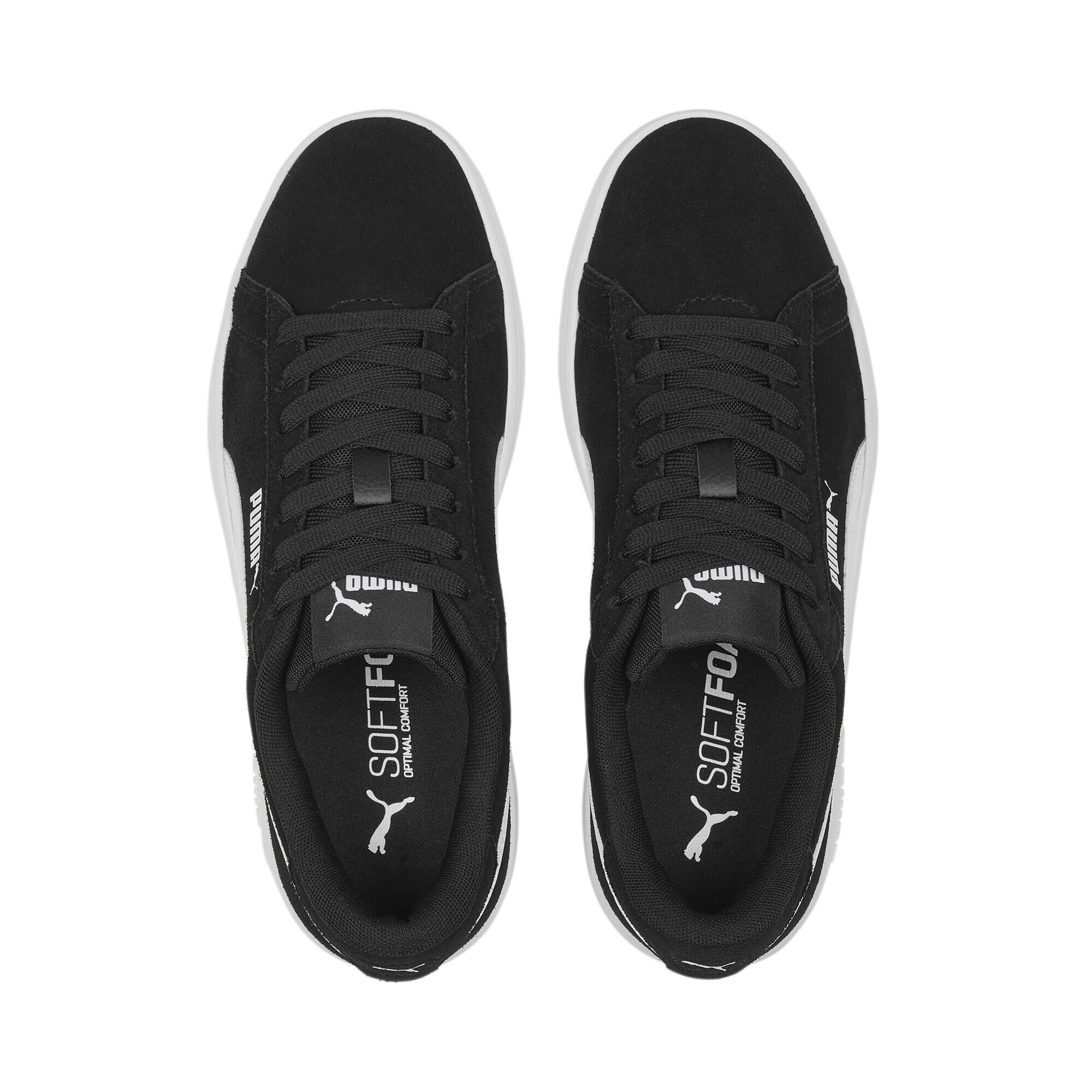 Baskets en suède Smash 3.0 Enfant et Adolescent PUMA Black White 6/7