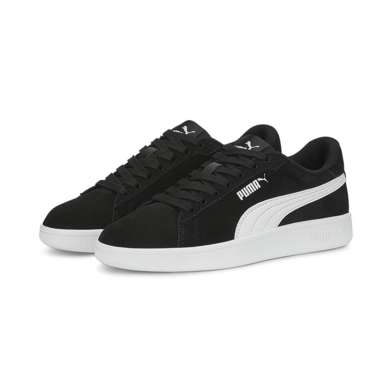 Pantofi Smash 3.0 Suede Tineret PUMA Black White