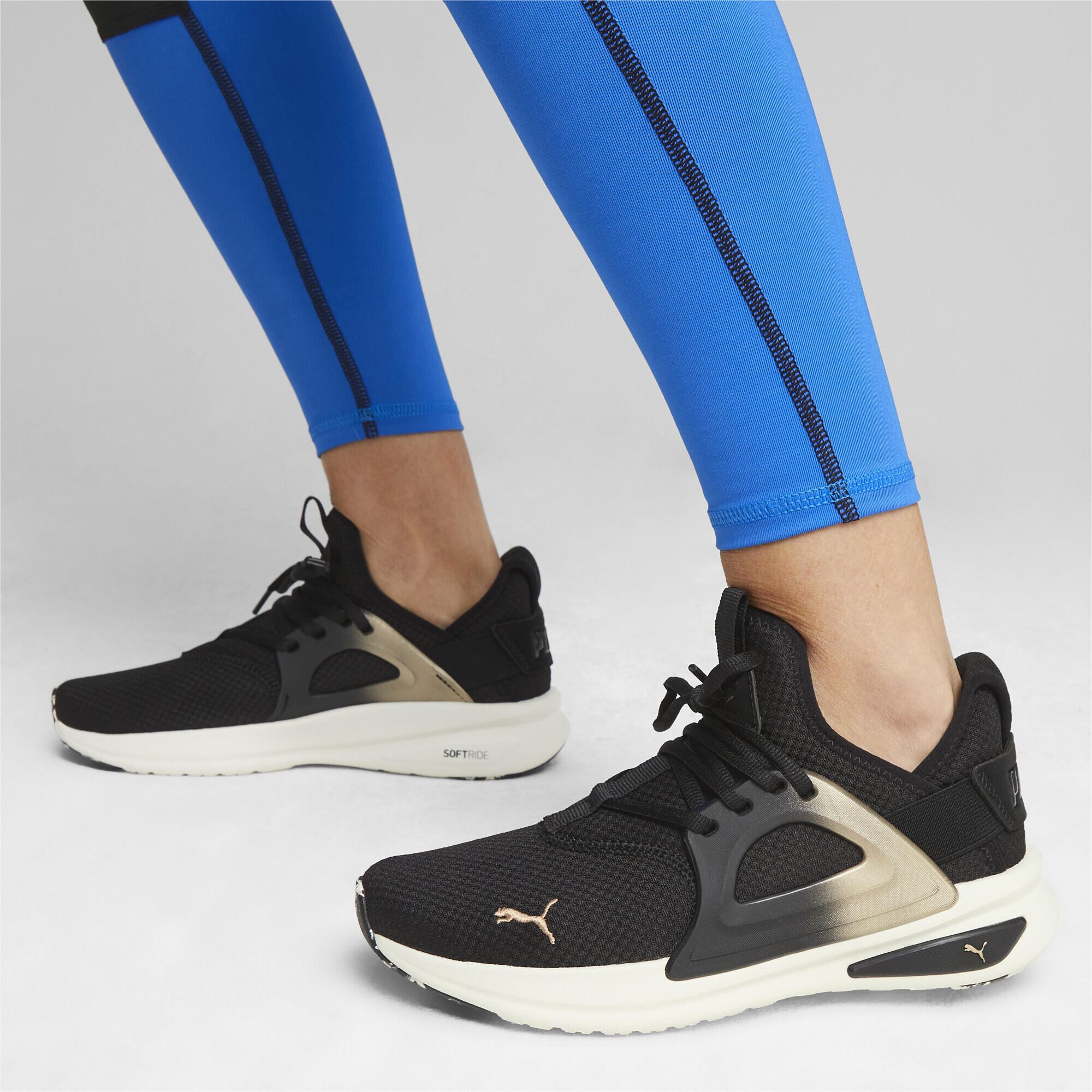 Zapatillas de running Softride Enz Evo Molt Met Mujer PUMA Black Gold Warm White 2/7