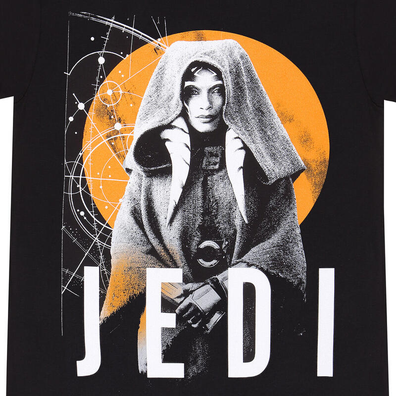 Camiseta de Manga Corta Star Wars Jedi Negro