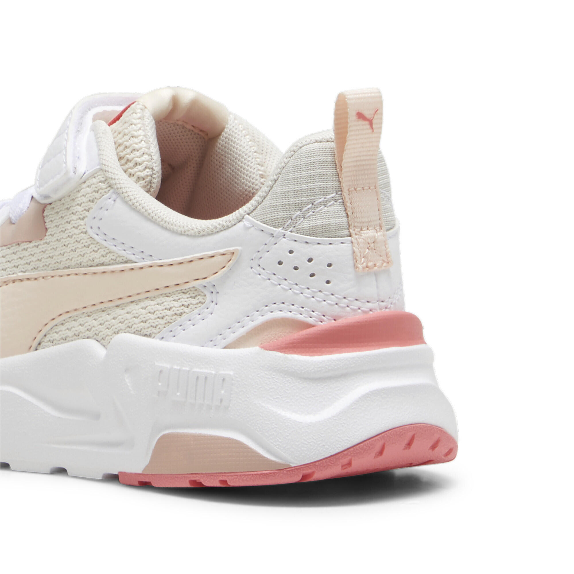 Sneaker Trinity Lite da bambini PUMA Sugared Almond Rosebay White Beige Pink 2/6