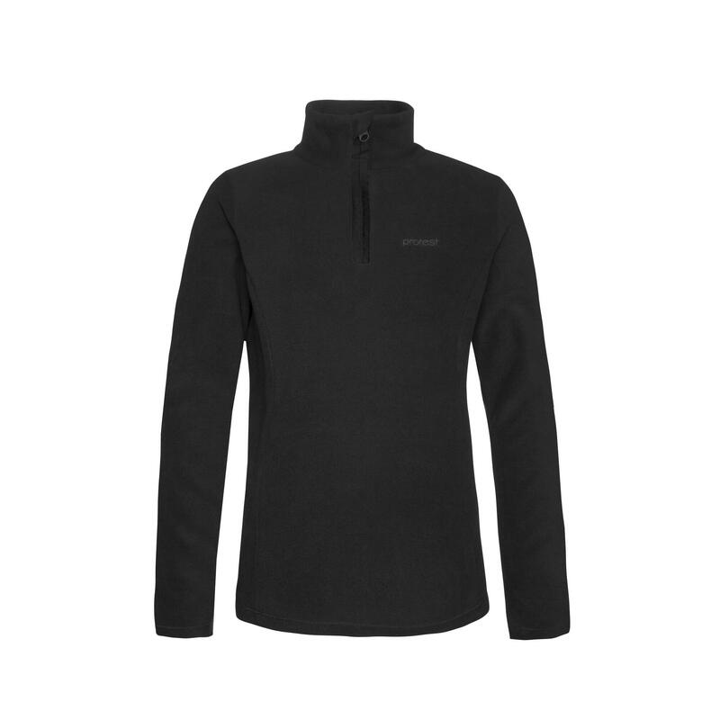 G Mutey Jr 1/4 Zip top - Trui - 290 true black - meisjes - Pisteskiën