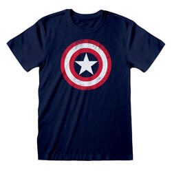 Camiseta de Manga Corta Captain America Shield