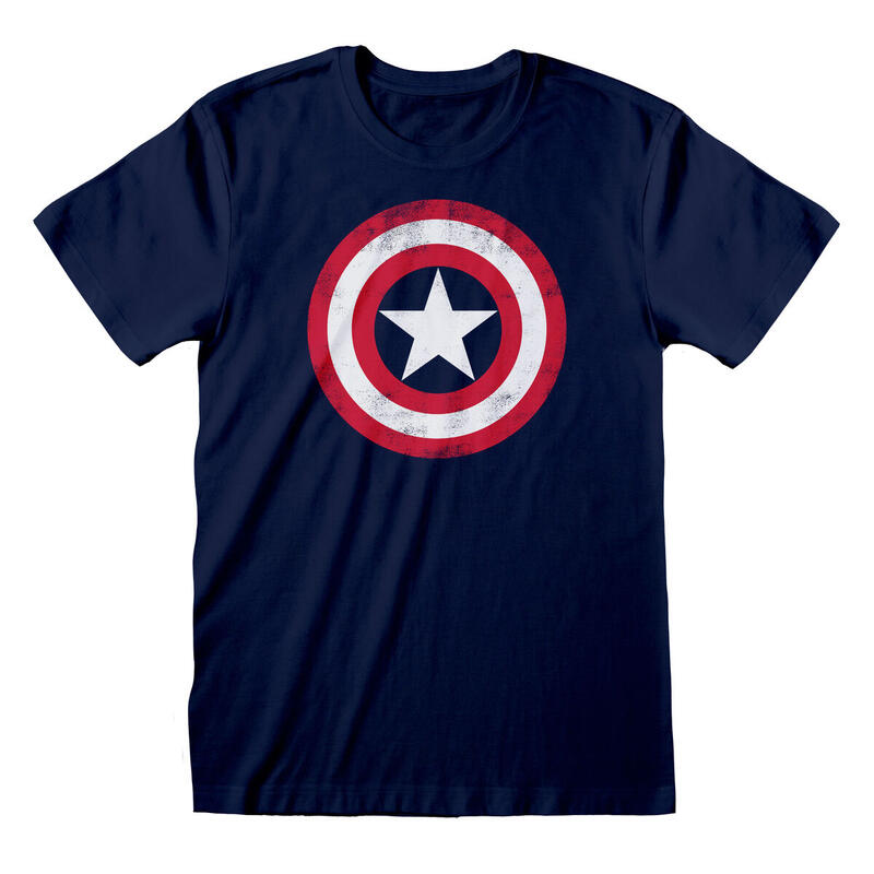 Camisola de Manga Curta Captain America Shield