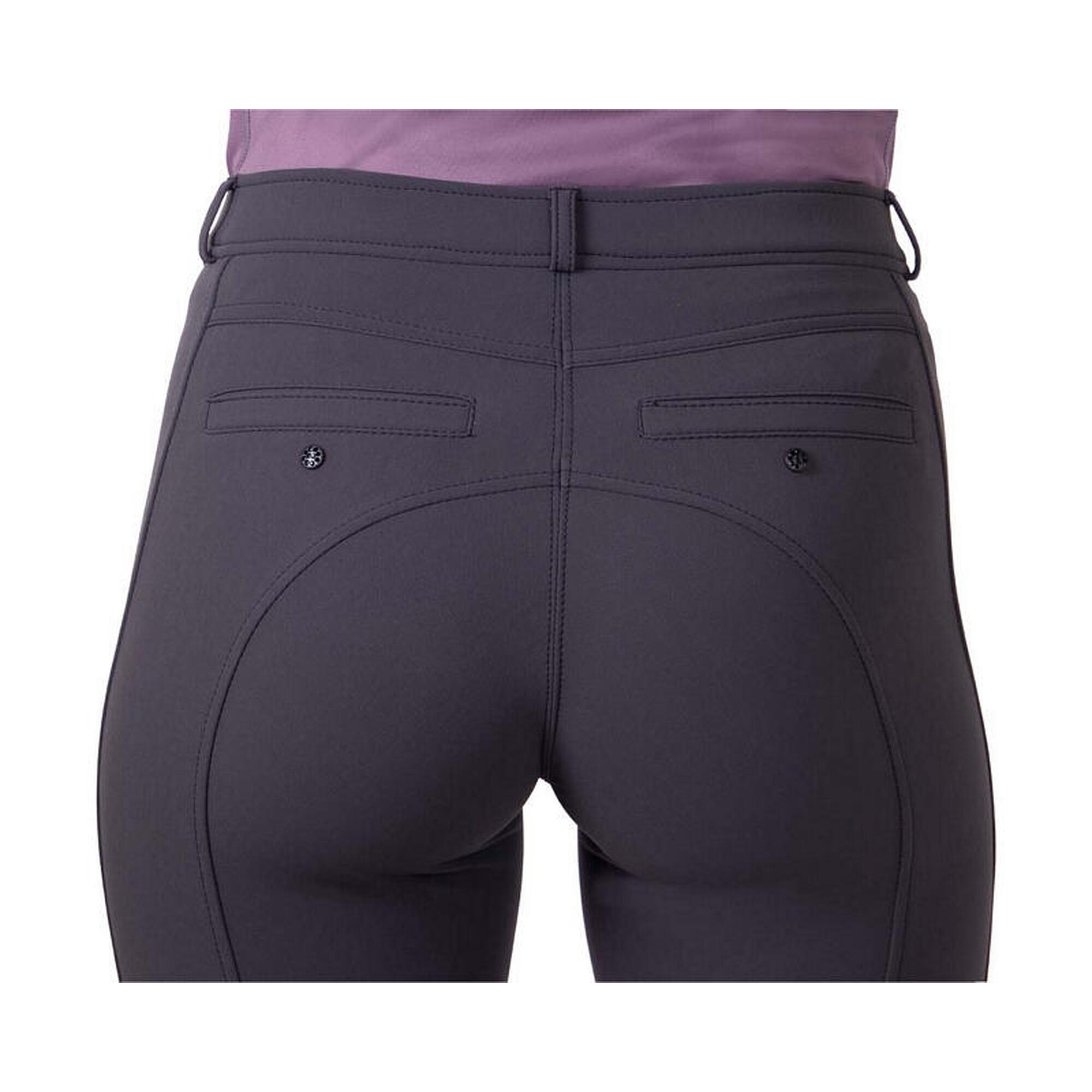 Pantalon équitation basanes grip femme QHP Mireille