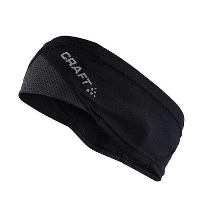 Craft adv lumen fleece hoofdband zwart unisex