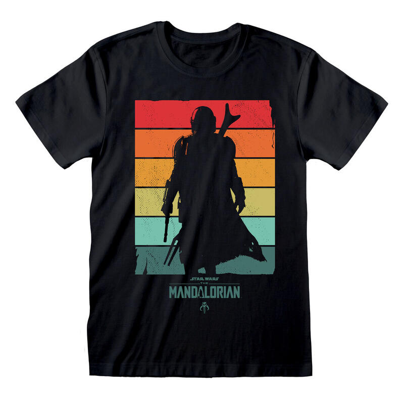 Camiseta de Manga Corta The Mandalorian Spectrum Negro