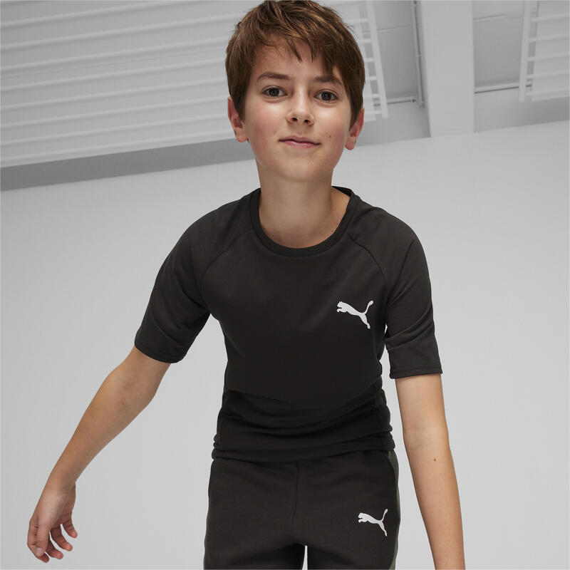 T-shirt EVOSTRIPE Enfant et Adolescent PUMA Black