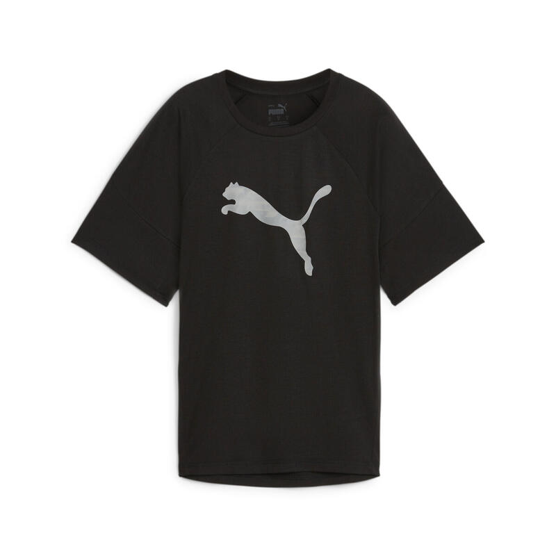 Damska koszulka z nadrukiem EVOSTRIPE PUMA Black