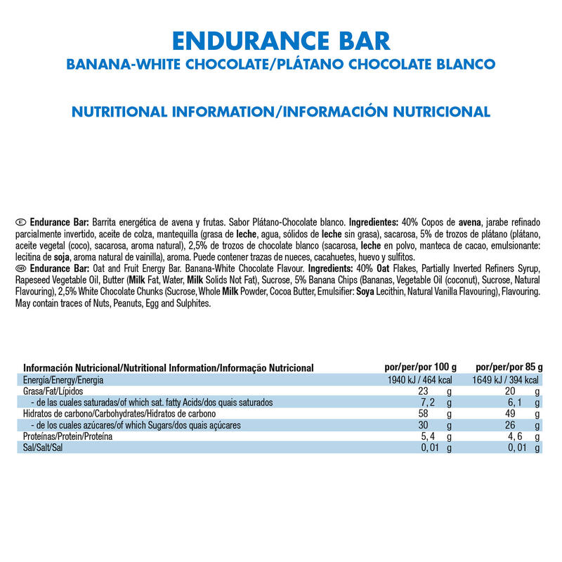 Victory Endurance Barrita Endurance Chocolate blanco- Plátano 25x85g