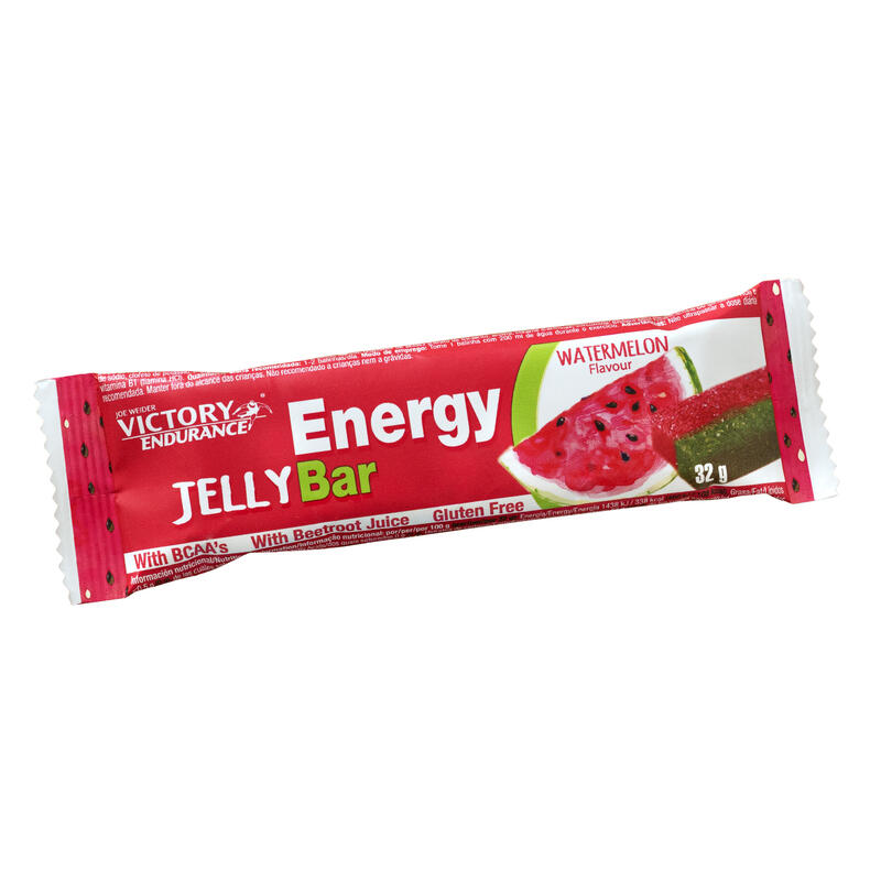 Energy Jelly 32g 24 barritas aportan vitaminas minerales y zumo de remolacha. sin gluten. victory endurance 24x32g