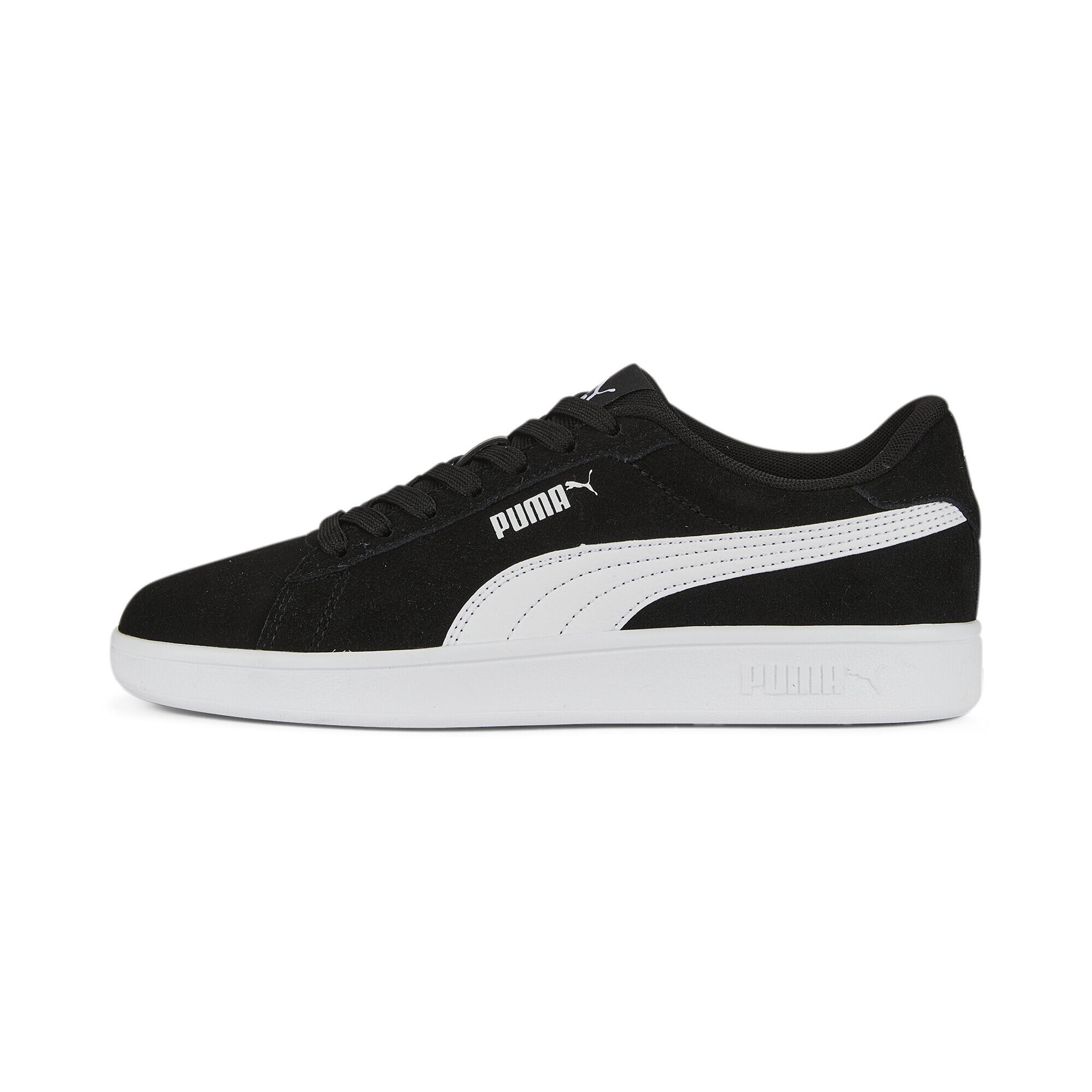 Baskets en suède Smash 3.0 Enfant et Adolescent PUMA Black White 3/7