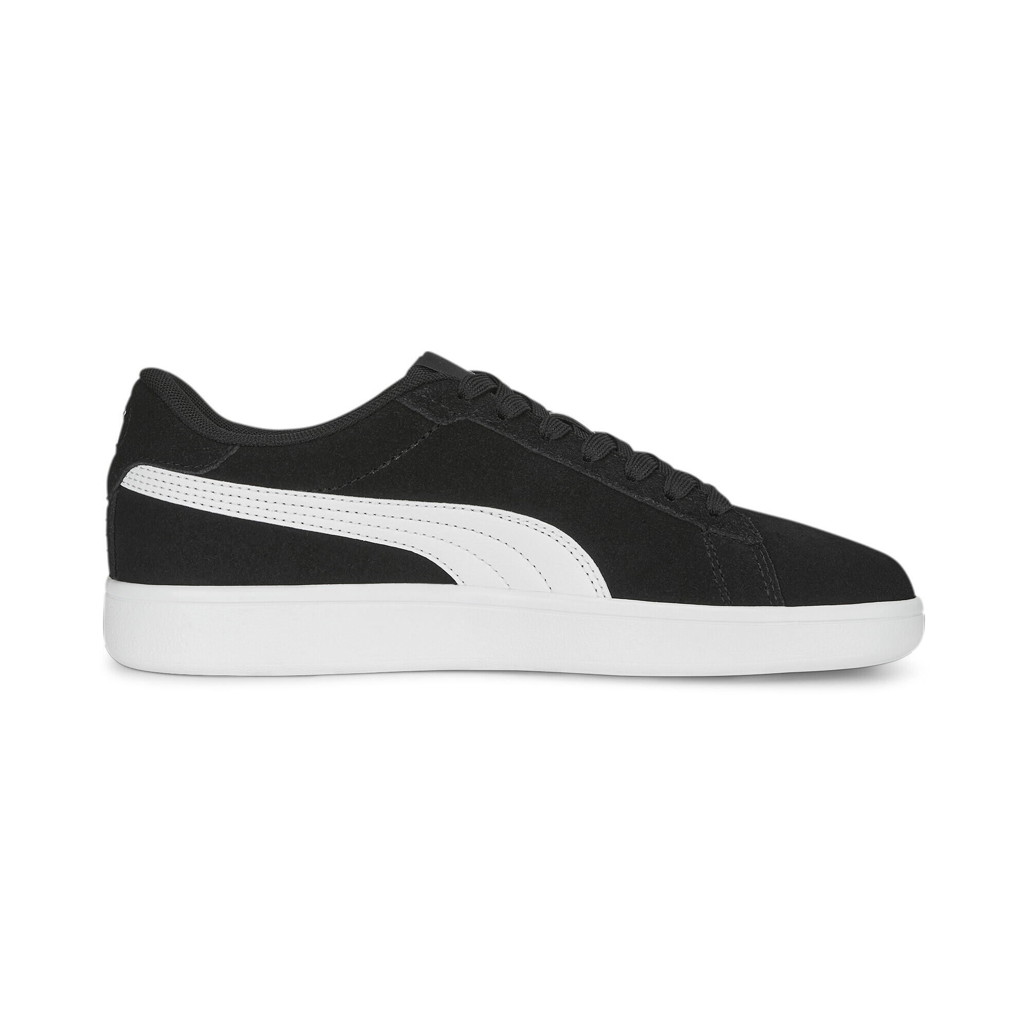 Baskets en suède Smash 3.0 Enfant et Adolescent PUMA Black White 5/7