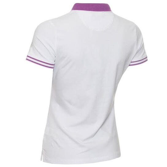 Green Lamb ELLA CLUB POLO - WHITE/VIOLET 2/4