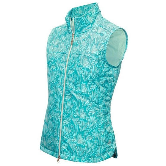 GREEN LAMB Green Lamb KATHLEEN QUILTED PRINTED GILET - PALM