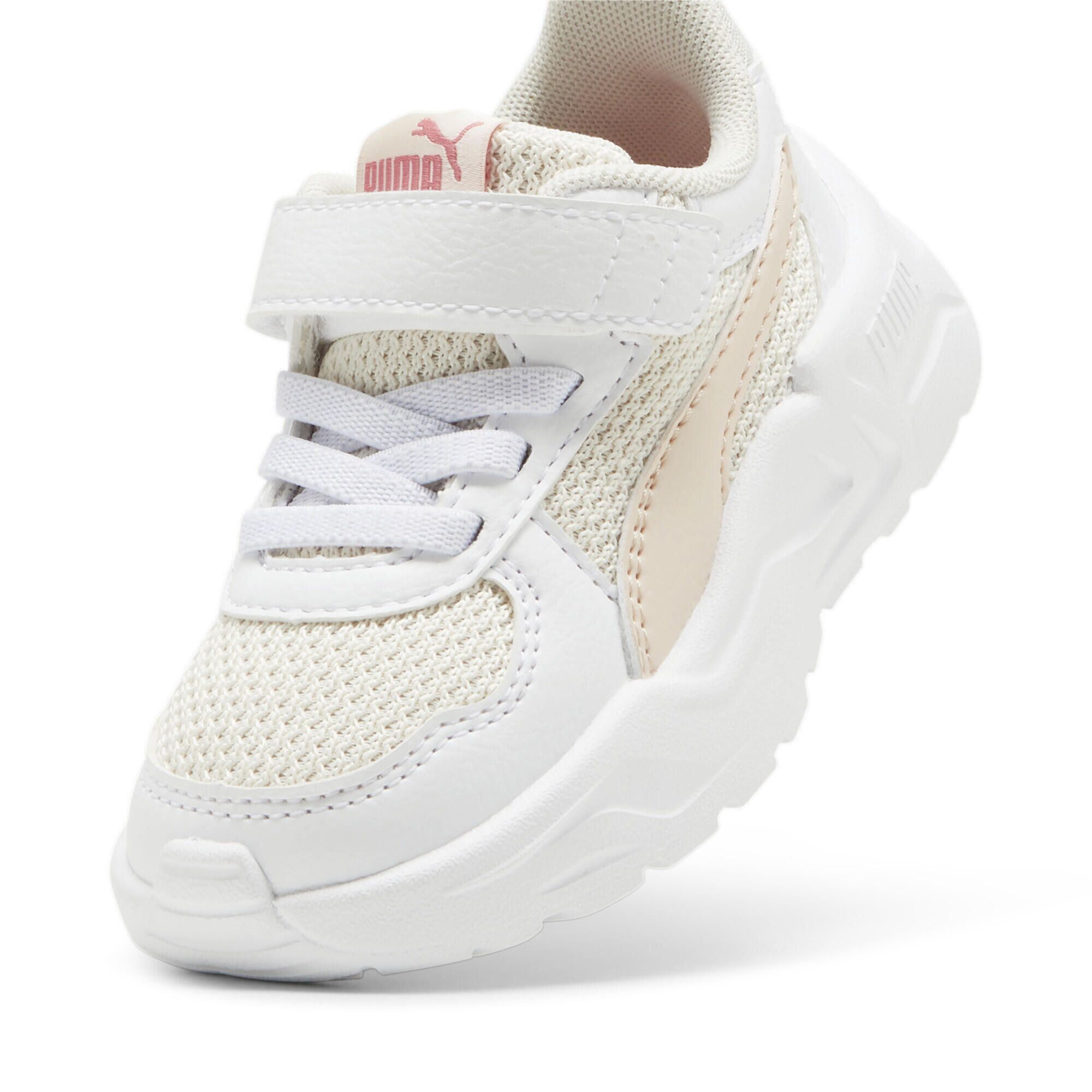 Sneaker Trinity Lite da neonati PUMA Sugared Almond Rosebay White Beige Pink 6/6