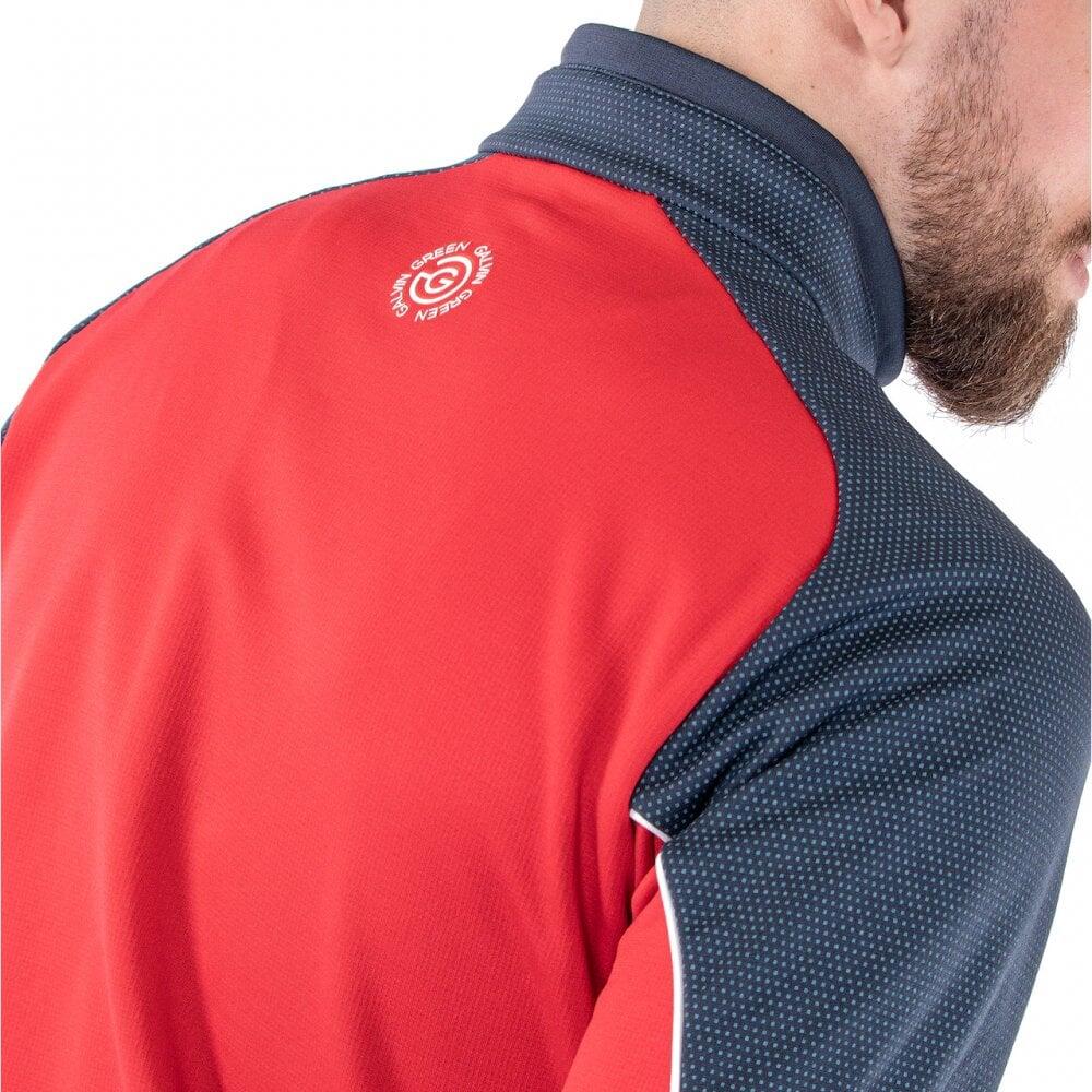 Galvin Green Daxton 1/2 Zip Insula Top Red/Navy/White 3/5