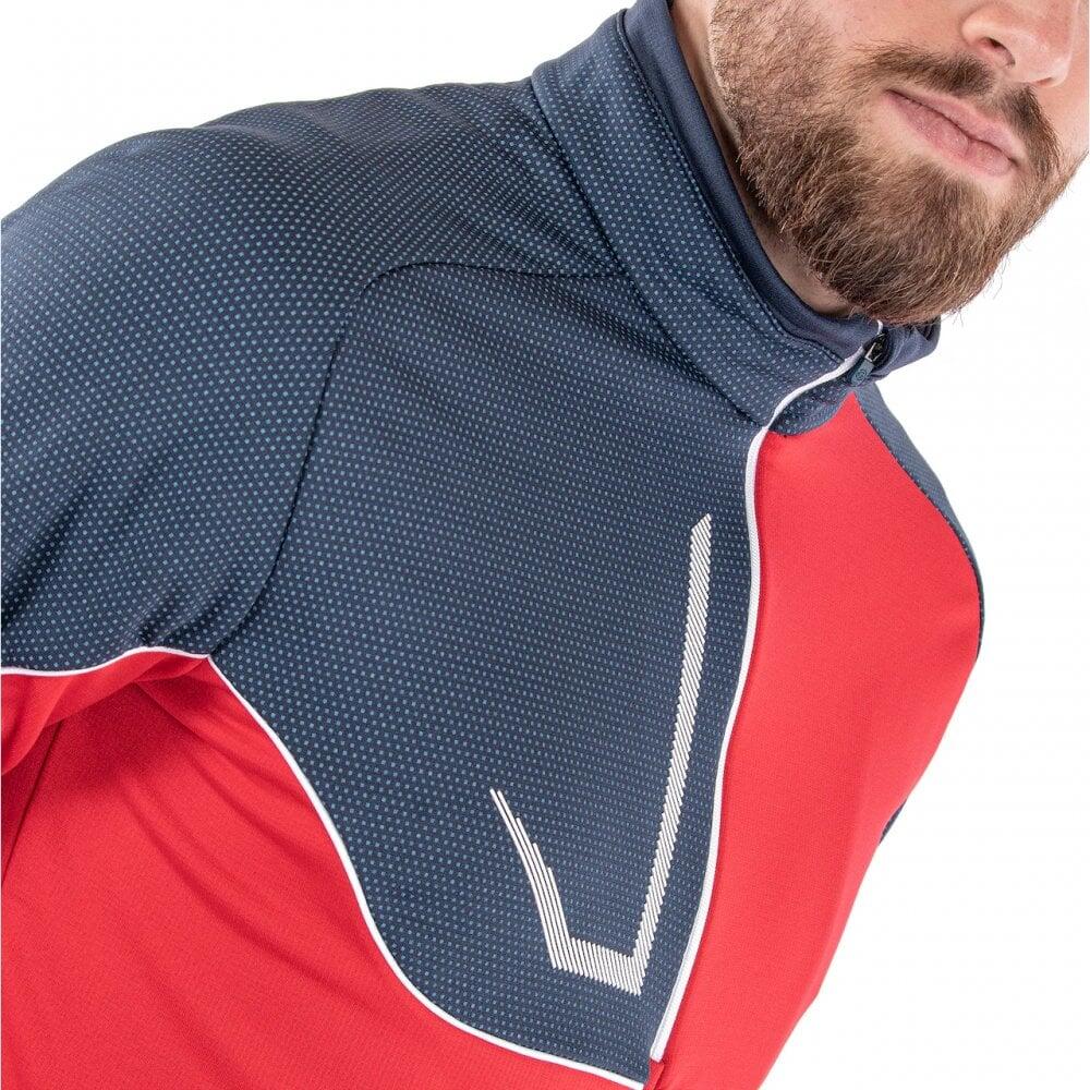 Galvin Green Daxton 1/2 Zip Insula Top Red/Navy/White 5/5