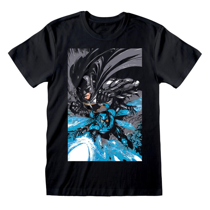 Camiseta de Manga Corta Batman Team Up Negro