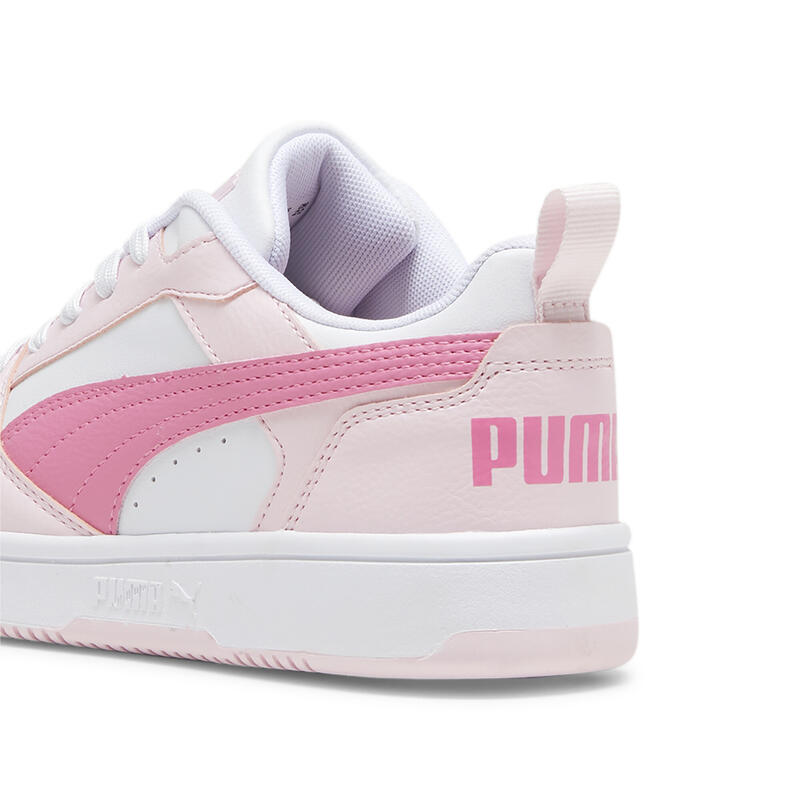 Rebound V6 Lo sneakers voor jongeren PUMA White Fast Pink Whisp Of