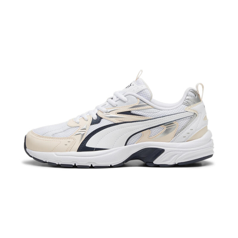 Zapatillas Milenio Tech PUMA White Rosebay Silver Club Navy Pink Metallic