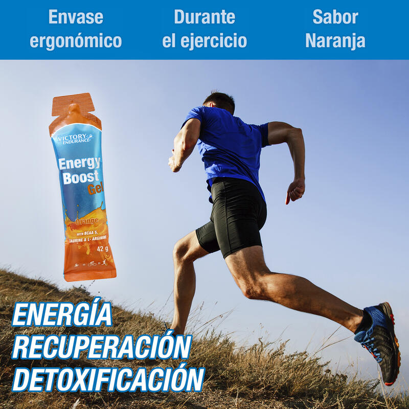 Victory Endurance - Energy Boost Gel 24 Gel x 42 Gr - Sem Cafeína