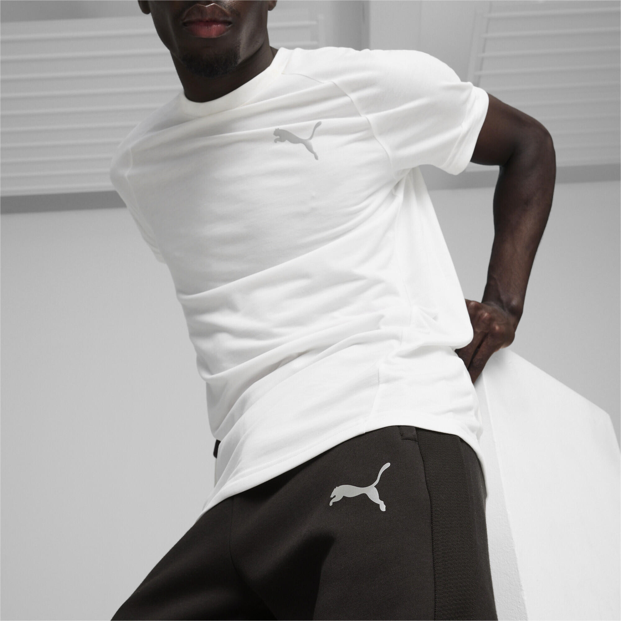 Męskie spodnie dresowe EVOSTRIPE PUMA Black 4/7