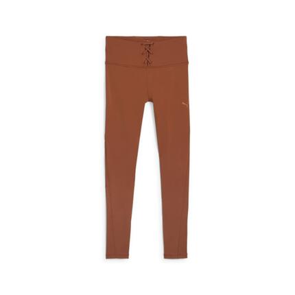 Legging de traning côtelé CLOUDSPUN Femme PUMA Teak Brown