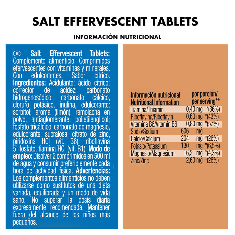Victory Endurance Salt Effervescent Tabs 15 comprimidos por tubo