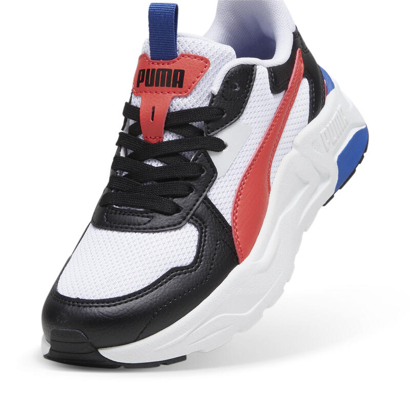 Baskets Trinity Lite Enfant et Adolescent PUMA White Active Red Black