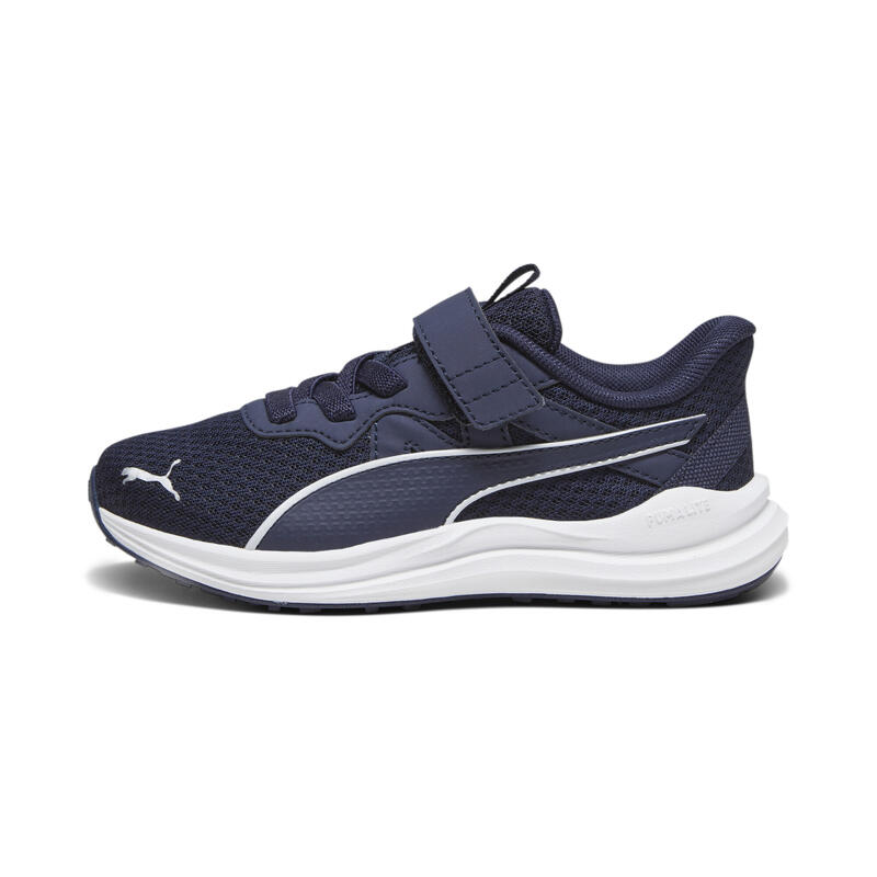 Dětské běžecké boty Reflect Lite PUMA Navy White Silver Blue Metallic