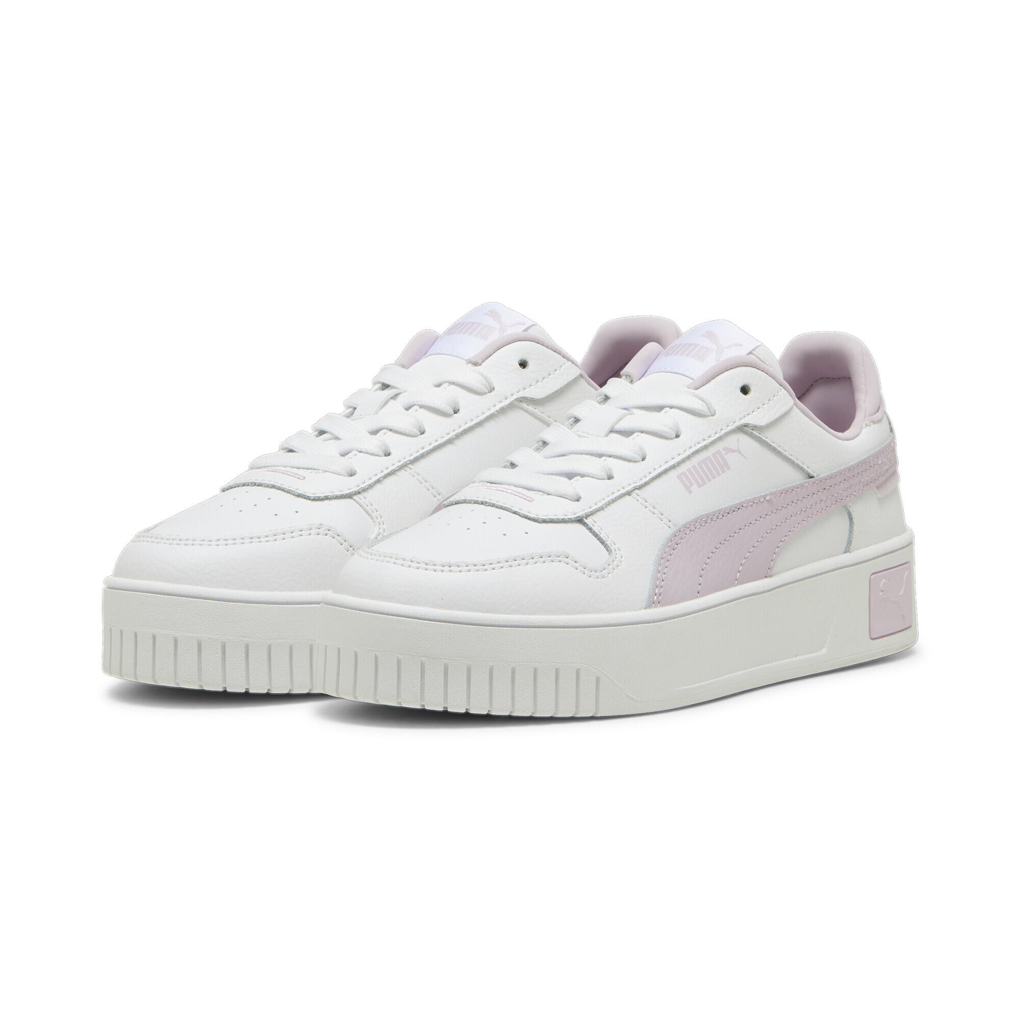 Puma - Baskets Carina Street Enfant Et Adolescent Puma White Grape Mist Purple - Baskets - Multicolore - Decathlon