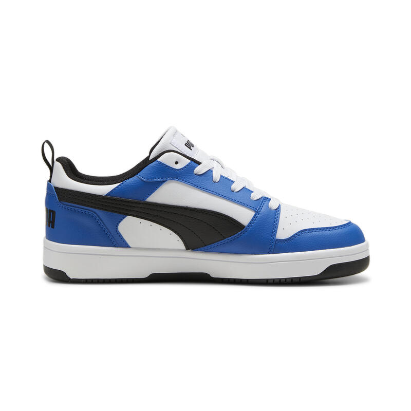 Rebound V6 Low Sneakers Erwachsene PUMA White Black Team Royal Blue