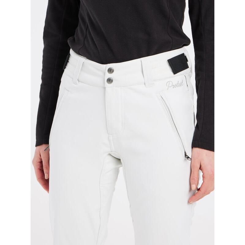 W Lole Softshell Snowpants - Broek - 401_seashelloffwhite - dames - Pisteskiën