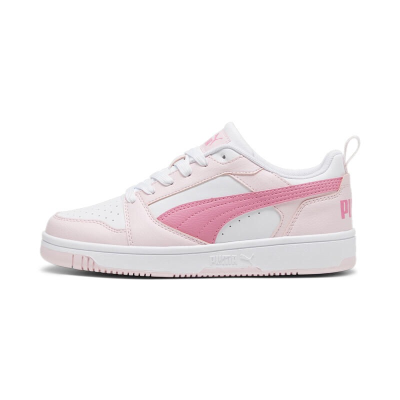 Rebound V6 Lo sneakers voor jongeren PUMA White Fast Pink Whisp Of