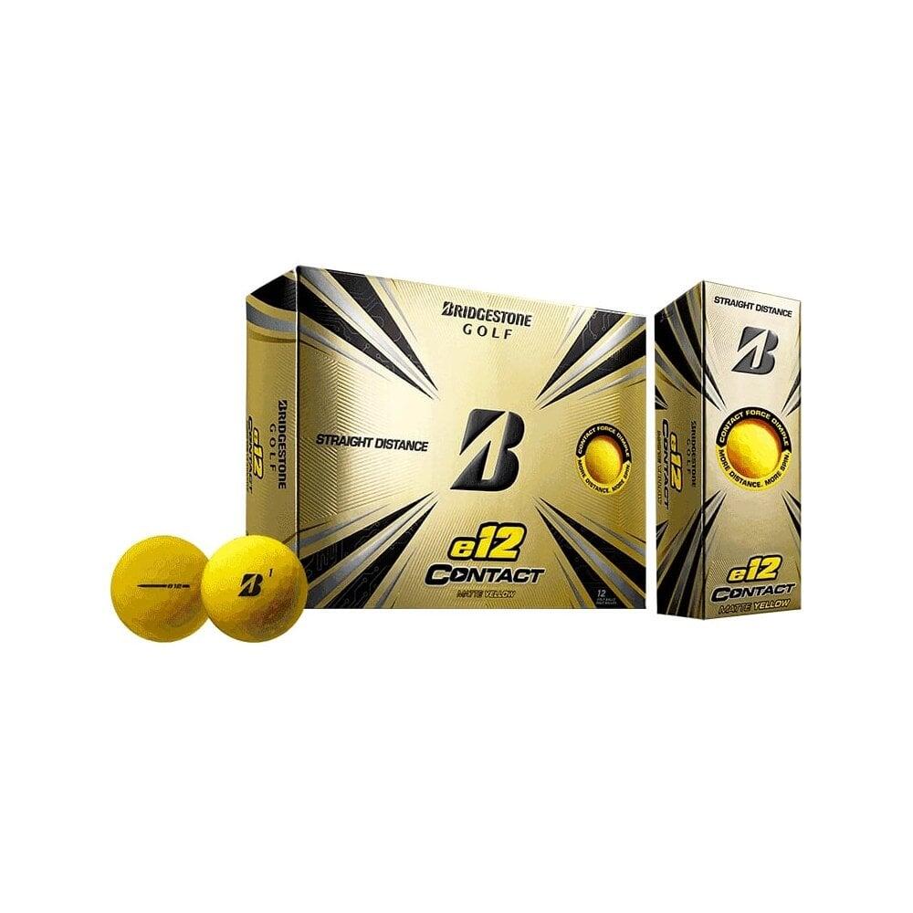 BRIDGESTONE Bridgestone 2023 e12 Soft  Matt Yellow Golf Balls - Dozen