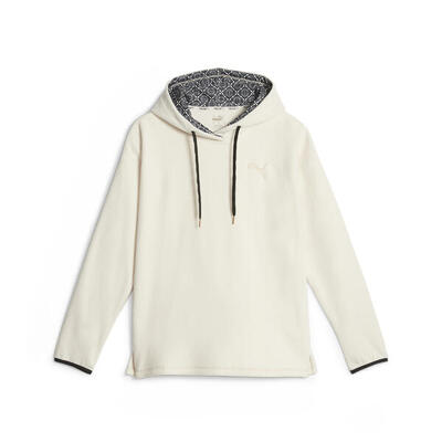 Felpa con cappuccio da training LOGO LOVE da donna PUMA Alpine Snow White
