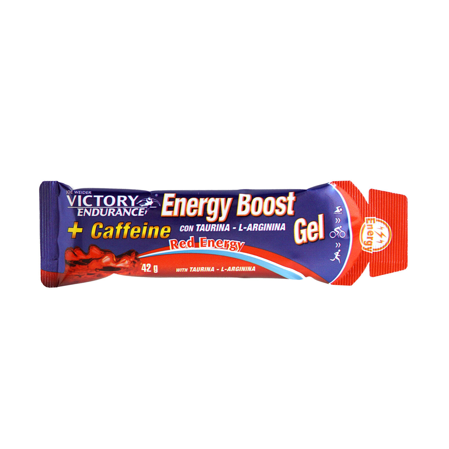 Victory Endurance Energy Boost Gel Caffeine Red Energy 24x42g